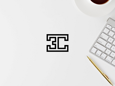 3C concept logo app branding design icon illustration logo typography vector