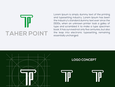 TP logo concept app branding design icon illustration logo typography vector