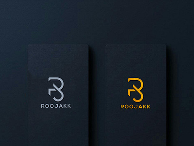 RJ logo concept app branding design icon illustration logo typography vector