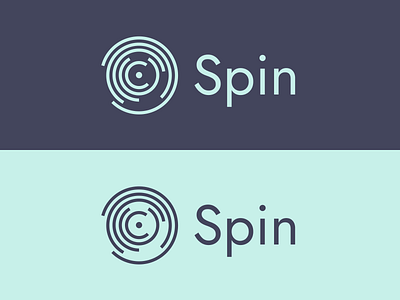 Daily Logo Challenge Day #9: "Spin" dailylogochallenge design logo