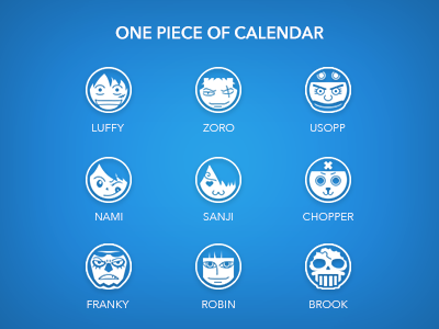 one piece of calendar calendar china expression icon one piece