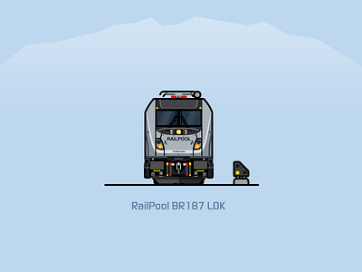 RailPool BR187 locomotive locomotive train