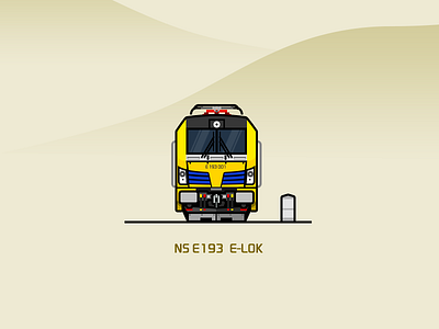 NS E193 locomotive locomotive train