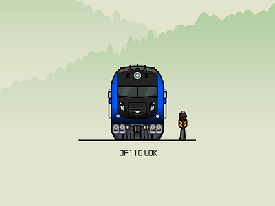 DF11G Lok locomotive train