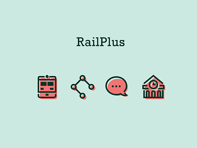 RailPlus Icon app icon train ue ui