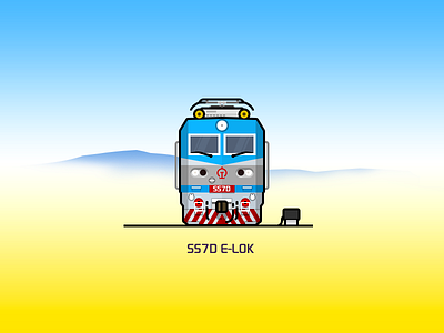 Ss7d E-Lok locomotive train