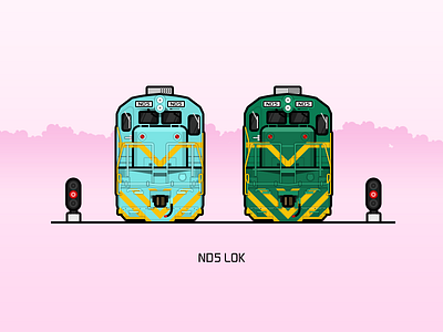 ND5 locomotive train