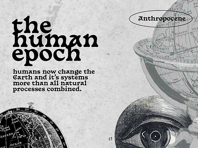 Poster: Anthropocene