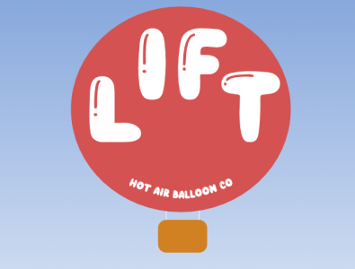 Daily Logo Challenge #2 - Hot Air Balloon balloon branding dailylogochallenge design fun graphic design illustration logo retro vector