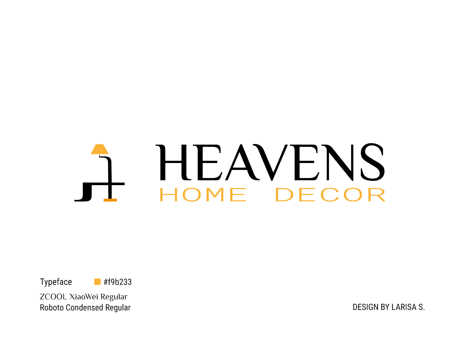 Heavens Home Decor adobe illustrator brand logo branding design graphic design logo
