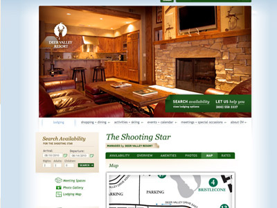 Lodging design ui user interface design ux web design website design