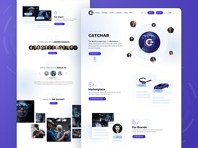 Catchar Home Landing Page