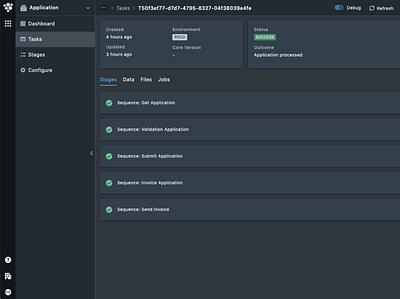 Unmand Swarm | Task stages enterp enterprise software software robotics ui