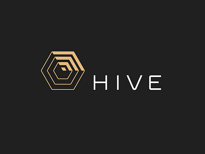 Hive beacon bee hive logo