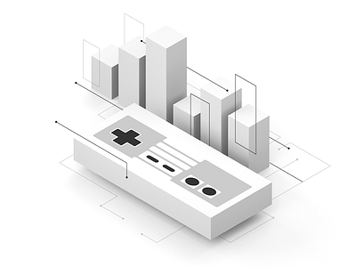 Games & Infographics WIP games illustration infographics isometric nes