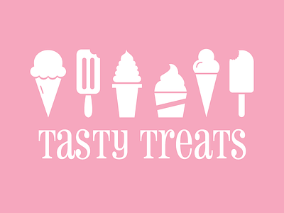 Ice cream icons branding ice cream icons illustration logo