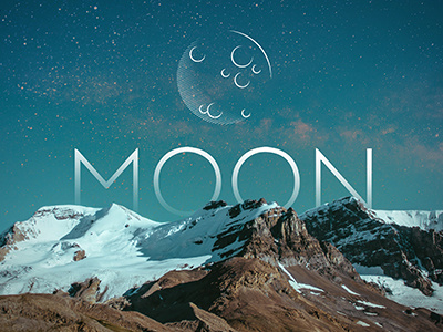 Moon Logo branding illustration logo