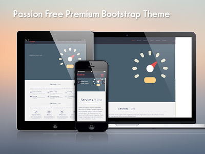 Passion Free Bootstrap Theme bootstrap theme free theme twitter bootstrap color theme