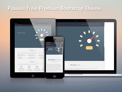 Passion Free Bootstrap Theme