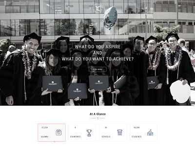 Touro Homepage Redesign college education homepage touro