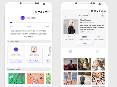 Fashion Mobile App