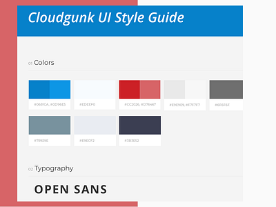 Cloudgunk Style Guide