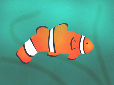 Clownfish animal illustration aquarium clownfish design illustration tropical fish vector