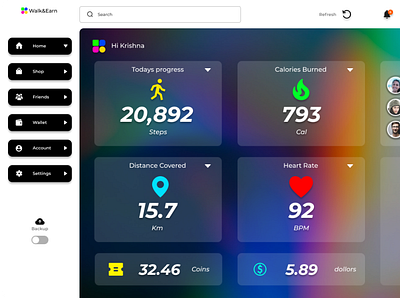 Activity Tracking App UI 3d activity app design custom design design figma figmadesign fitness free graphic design illustration logo steps tracking ui web design workout