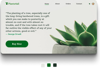 Plant Store Landing Page 3d app design design desktop figma figmadesign graphic design illustration logo mobile plant store plants ui web design webiste design webite