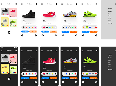 Shoe Store App custom Design 3d app design design figma figmadesign graphic design illustration logo order shoe app shoe store store ui web design