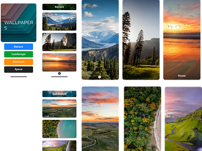 Wallpaper App Design