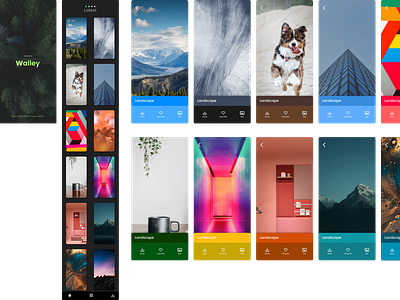 Walley Custom App Design 3d animation app design branding design figma figmadesign graphic design illustration logo motion graphics ui wallpaper wallpaper app web design
