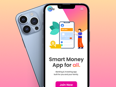 Ok pay mobile app UI design