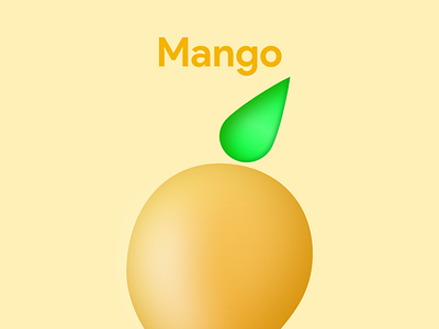 Mango fruit 3d app design design figma figmadesign fruits graphic design illustration logo ui web design