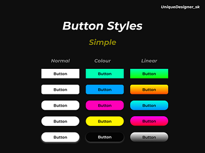 Button styles - simple