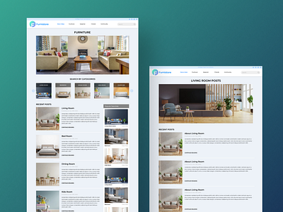 Furnistore blog design