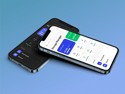Storage Manager App Concept UI design android app app app design application branding design figma figmadesign mockup storage manager ui
