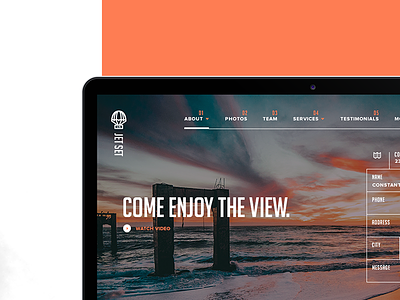Jet Set Concept Website concept graphic design layout responsive style guide travel ui kit web design website