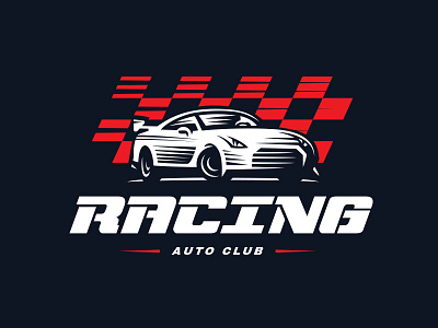 Sport Car auto car club drive logo racing sport
