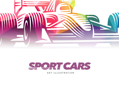 Sport cars car line logo racing sport style