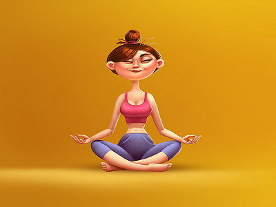 Yoga girl lotos women yoga