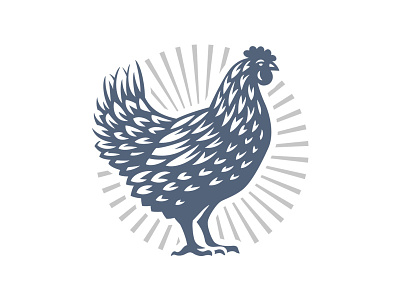 Chicken chicken hen logo