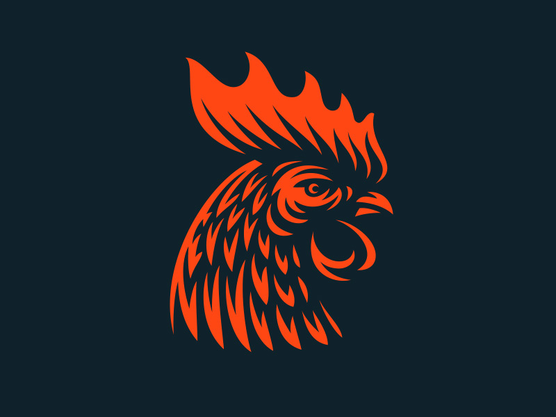Chinese Year 2017 Fire Rooster