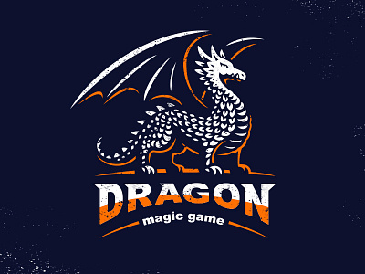 Dragon dragon emblem logo