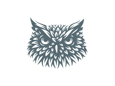 Owl illustration logo owl