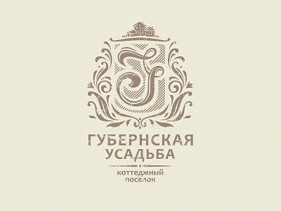 Губернская усадьба coat of arms house logo
