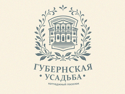Gubernskaya Yausadba v2 coat of arms house logo