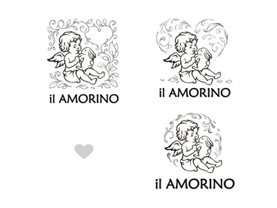 il Amorino variants angel character wedding