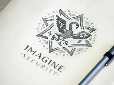 Imagine Security imagine security sketch swan
