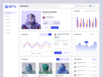 NFT Dashboard Design